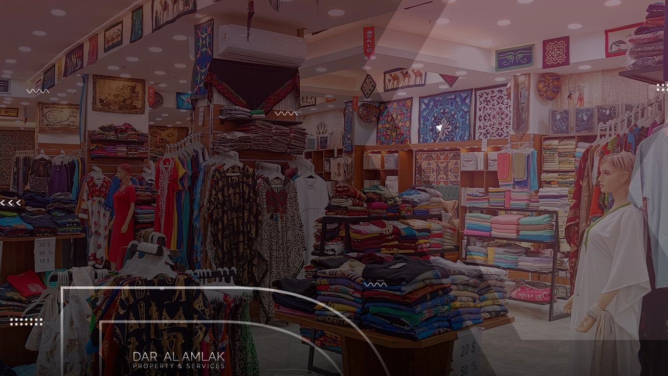 Tourist bazaar and tourism company spaces